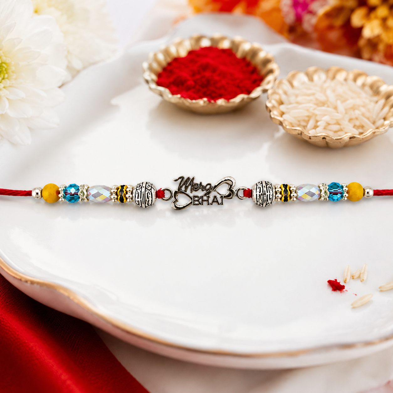 Mera Bhai Silver Rakhi