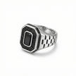 Onyx Pave Signet Ring