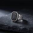 Onyx Pave Signet Ring
