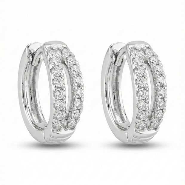 CZ Hoop Earrings