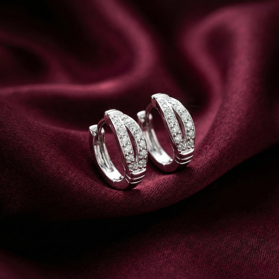 CZ Hoop Earrings