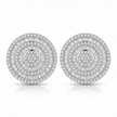 Luxury Circular Stud Earrings
