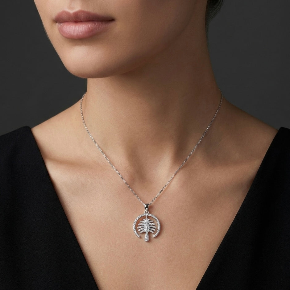 Tree Design Pendant Necklace