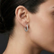 Diamond Look Hoop Earrings