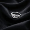 Round Solitaire Split Band Ring