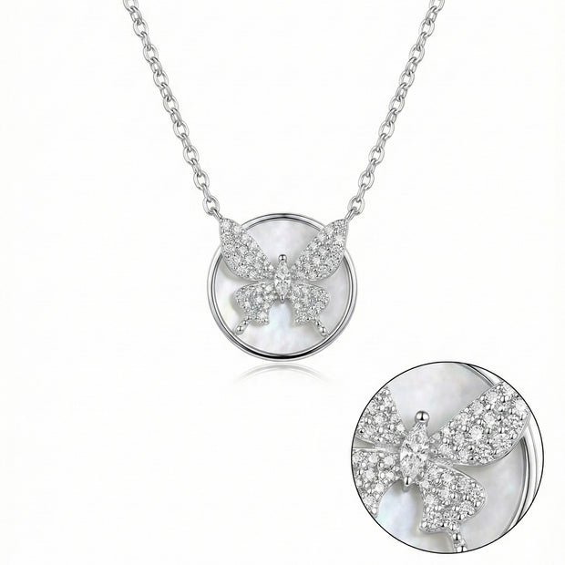 Butterfly Design Pendant Necklace
