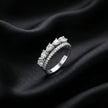 Marquise Cluster Pavé Band Ring