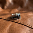 Grecian Onyx Square Signet Ring