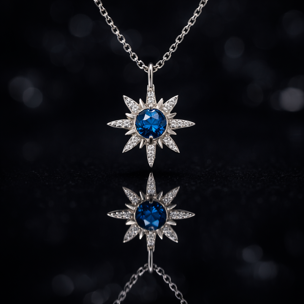 Radiant Starburst Pendant Necklace