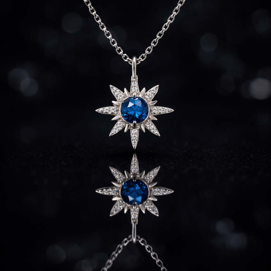 Radiant Starburst Pendant Necklace