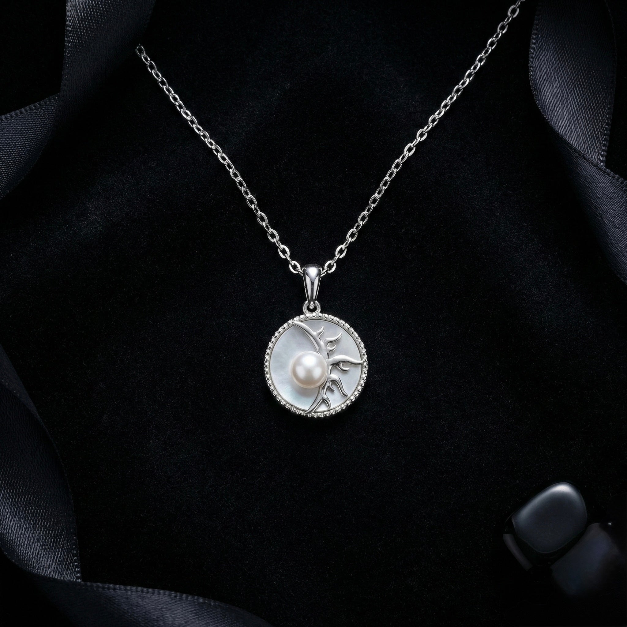 Tree of Life Pearl Pendant Necklace