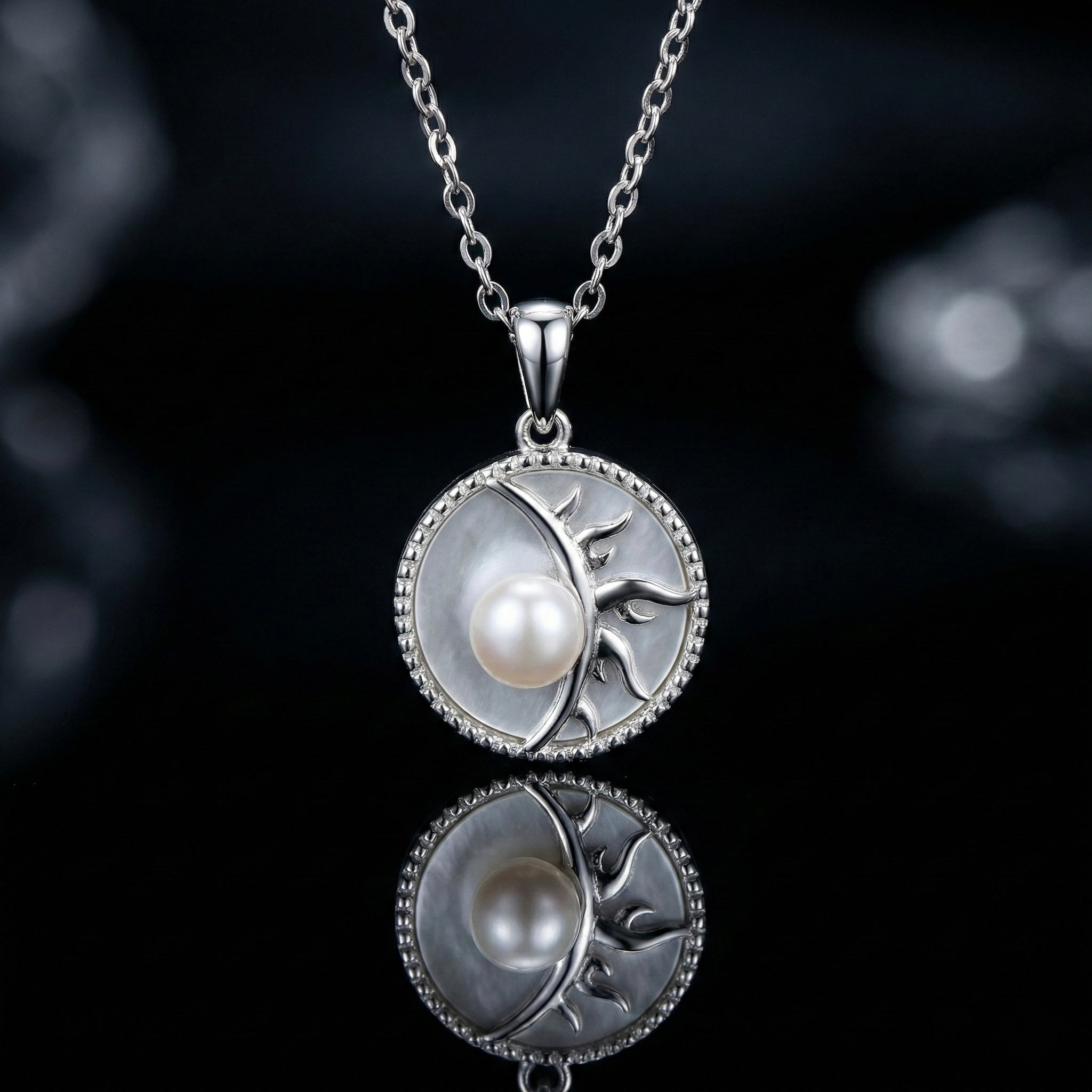 Tree of Life Pearl Pendant Necklace