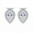 Classic Pear Cut Diamond Stud Earrings