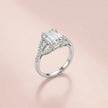 Emerald Cut Solitaire Ring
