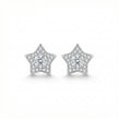 Star Solitaire Stud Earrings
