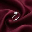 Round Solitaire Adjustable Ring