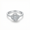 Twisted Halo Adjustable Ring