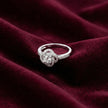 Twisted Halo Adjustable Ring