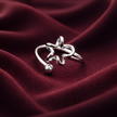 Adjustable Star Open Ring in 925 Sterling Silver