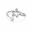 Adjustable Star Open Ring in 925 Sterling Silver