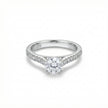 Classic Solitaire Adjustable Ring