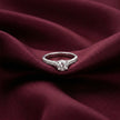 Classic Solitaire Adjustable Ring