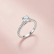 Classic Solitaire Adjustable Ring