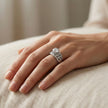 Vintage Style Adjustable Solitaire Ring