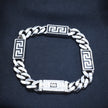 Greek Border Silver Bracelet