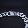 Greek Border Silver Bracelet
