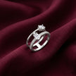 Open Double Stone Statement Ring