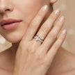 Open Double Stone Statement Ring