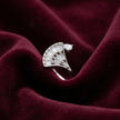 Fan Shape Statement Cocktail Ring