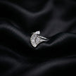 Fan Shape Statement Cocktail Ring