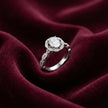 Vintage Floral Halo Statement Ring
