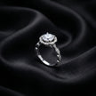 Vintage Floral Halo Statement Ring