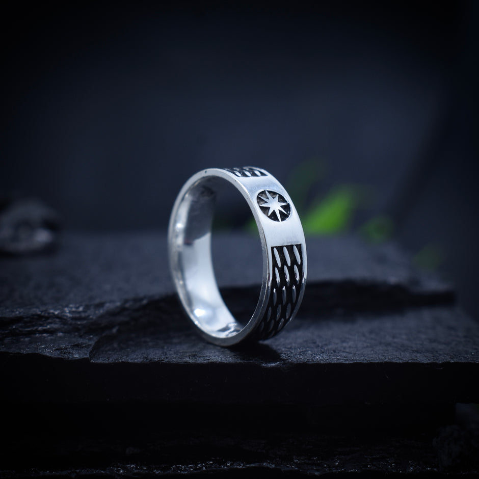 Celestial Compass Heritage Statement Band