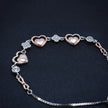 Heart Charm Silver Bracelet