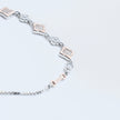 Diamond Tile Silver Bracelet