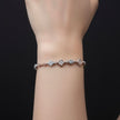 Diamond Tile Silver Bracelet