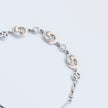 Interlock Emblem Silver Bracelet