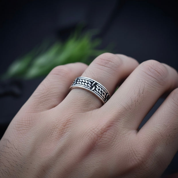 Leaf-Motif Heritage Statement Band
