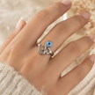 Spiritual Om Evil Eye Ring