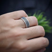 Carbon-Fiber Motif Heritage Statement Band