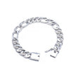 Bold Oval Link Silver Bracelet