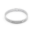 Interlocking Rings Silver Bracelet