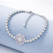 Lavender Dream Halo Tennis Bracelet