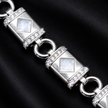 Geometric Pearl Shell Bracelet
