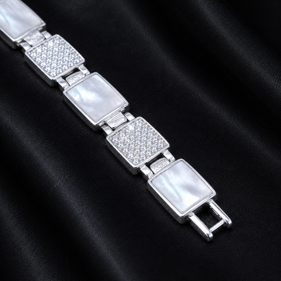 Pearl Shell Alternating Bracelet