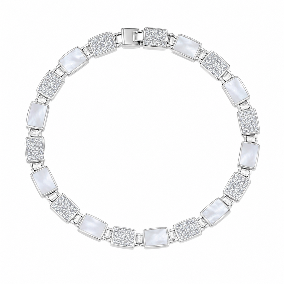 Pearl Shell Alternating Bracelet
